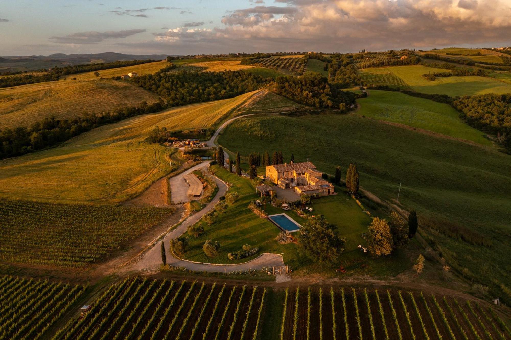 Willa Sce Quiric San Quirico dʼOrcia Zewnętrze zdjęcie