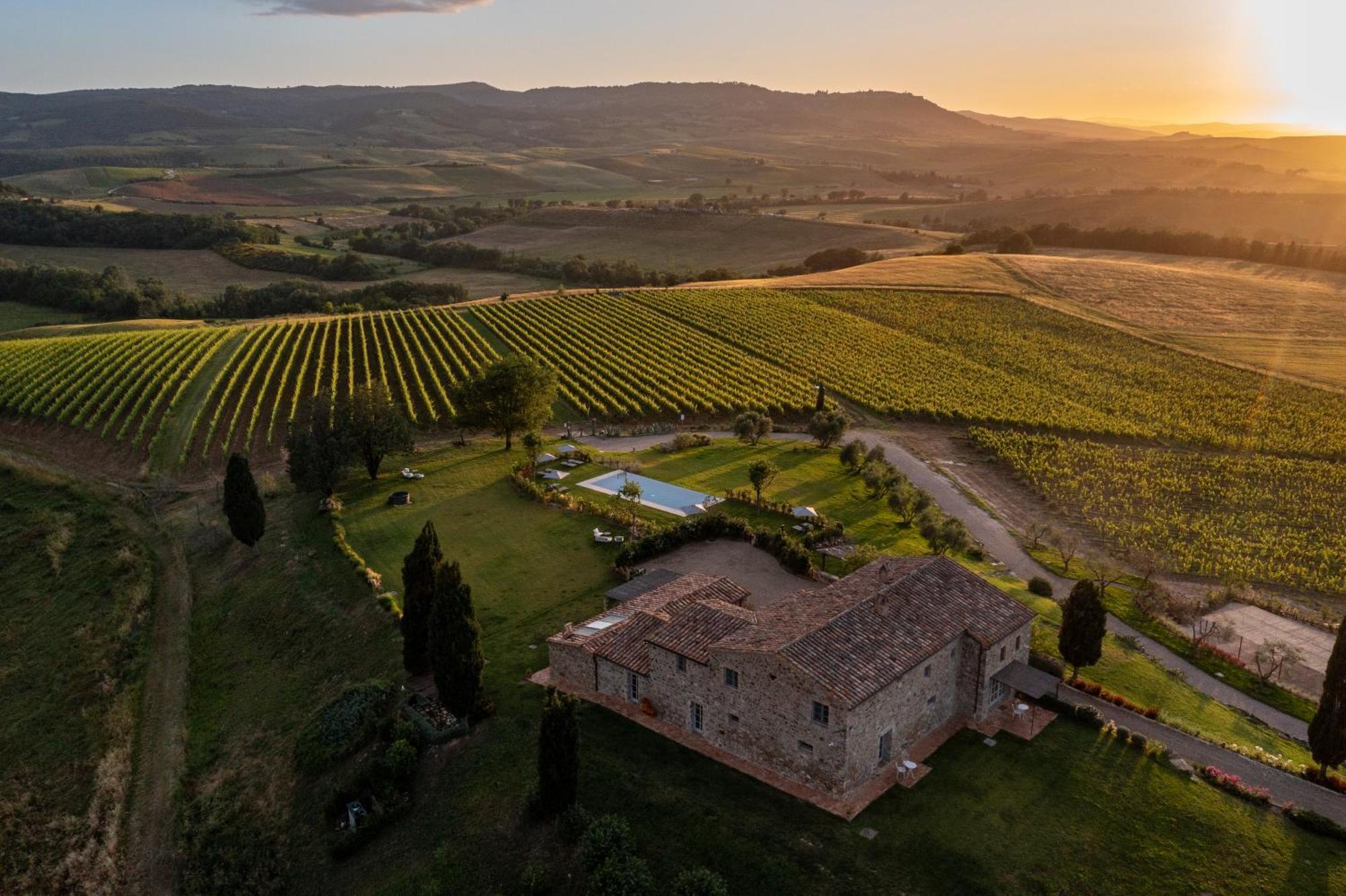 Willa Sce Quiric San Quirico dʼOrcia Zewnętrze zdjęcie
